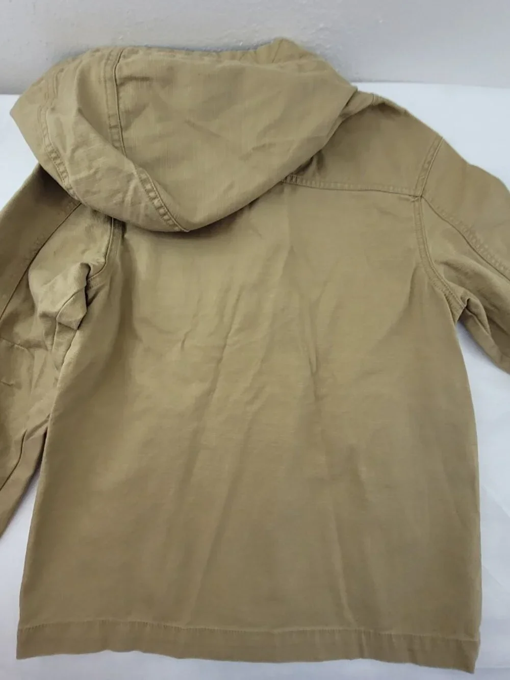 Sturdy Canvas Hooded Jacket Kids Large 10-12 Utility Barn Chore Coat by Gymboree